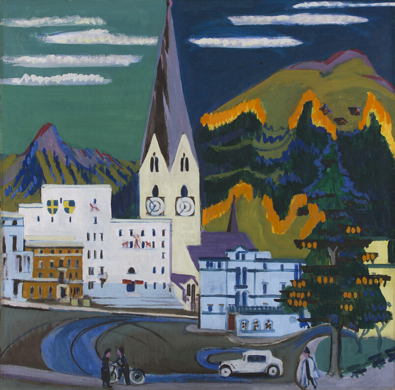 Ernst Ludwig Kirchner (1880-1938), Rathaus, Davos
