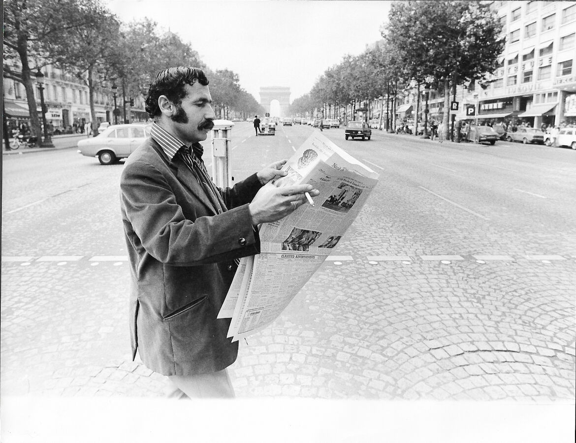 Georg Stefan Troller auf den Champs-Elysées, 1972