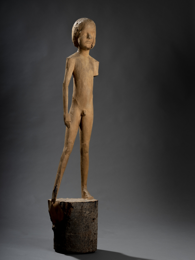 Schang Hutter (1934–2021), Benjamin, Holz, 152 x