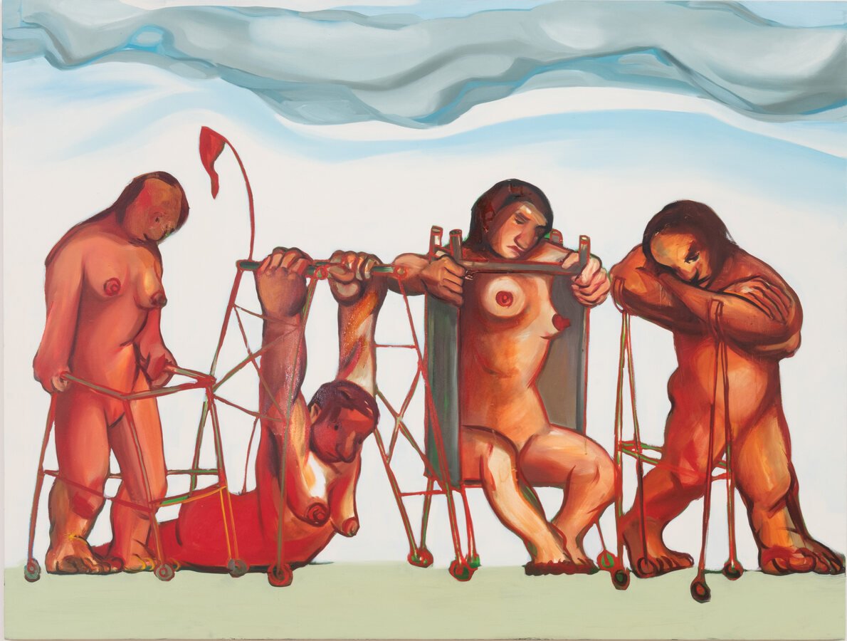 Nicole Eisenman, Support Systems for Women IV,