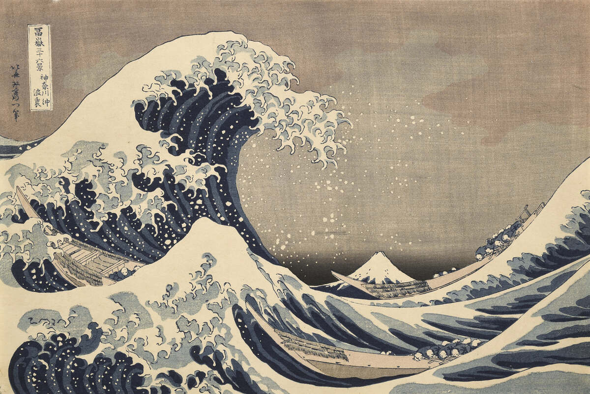 Katsushika Hokusai, Die grosse Welle vor Kanagawa,