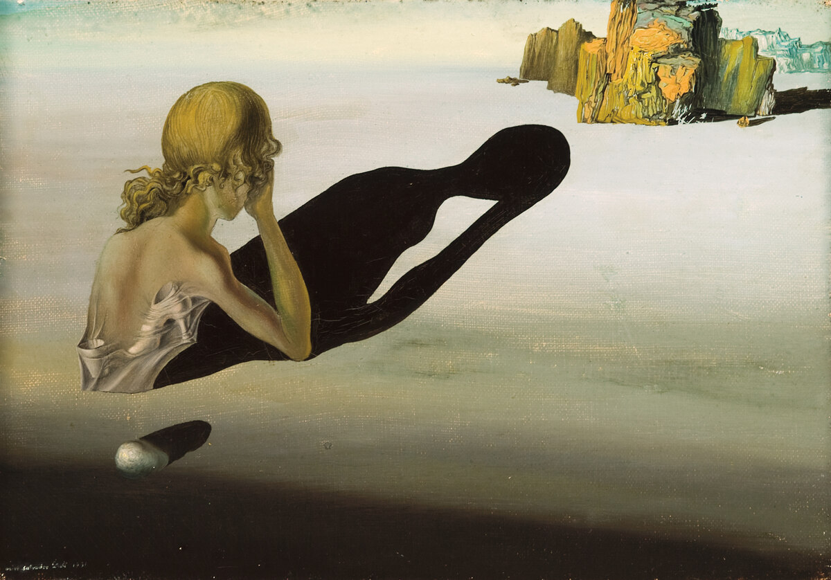 Salvador Dalí, Remorse. Sphinx Embedded in the