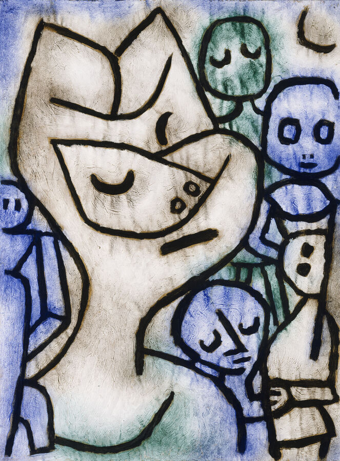 Paul Klee, Gebärde eines Antlitzes I, 1939