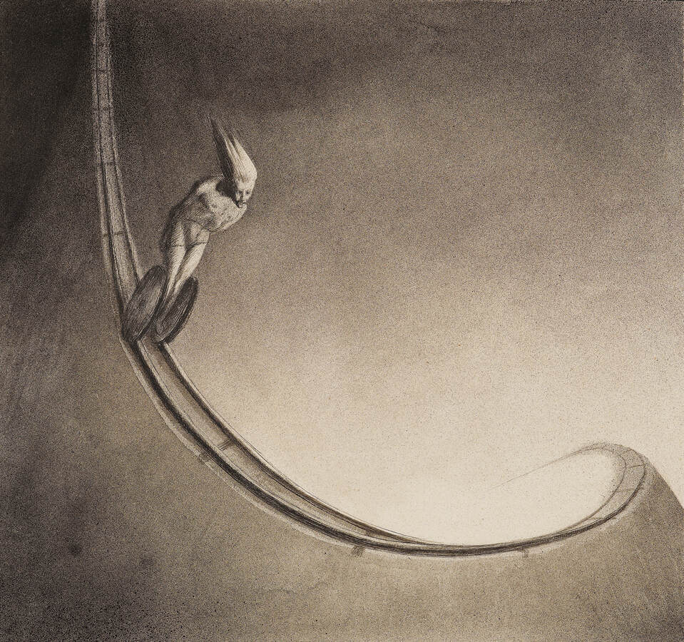 Alfred Kubin, "Der Mensch", um 1902 © Leopold