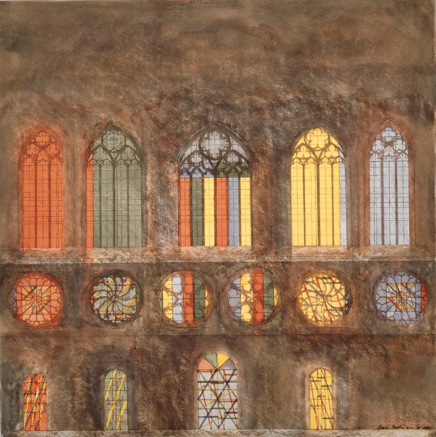 Brice Marden, Window Study II (for Basle Munster),