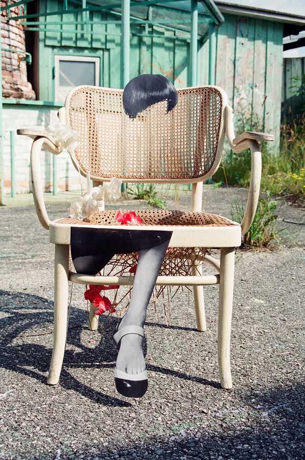 Anita Frech, "Factoryland", Broken Chair, Poster ©