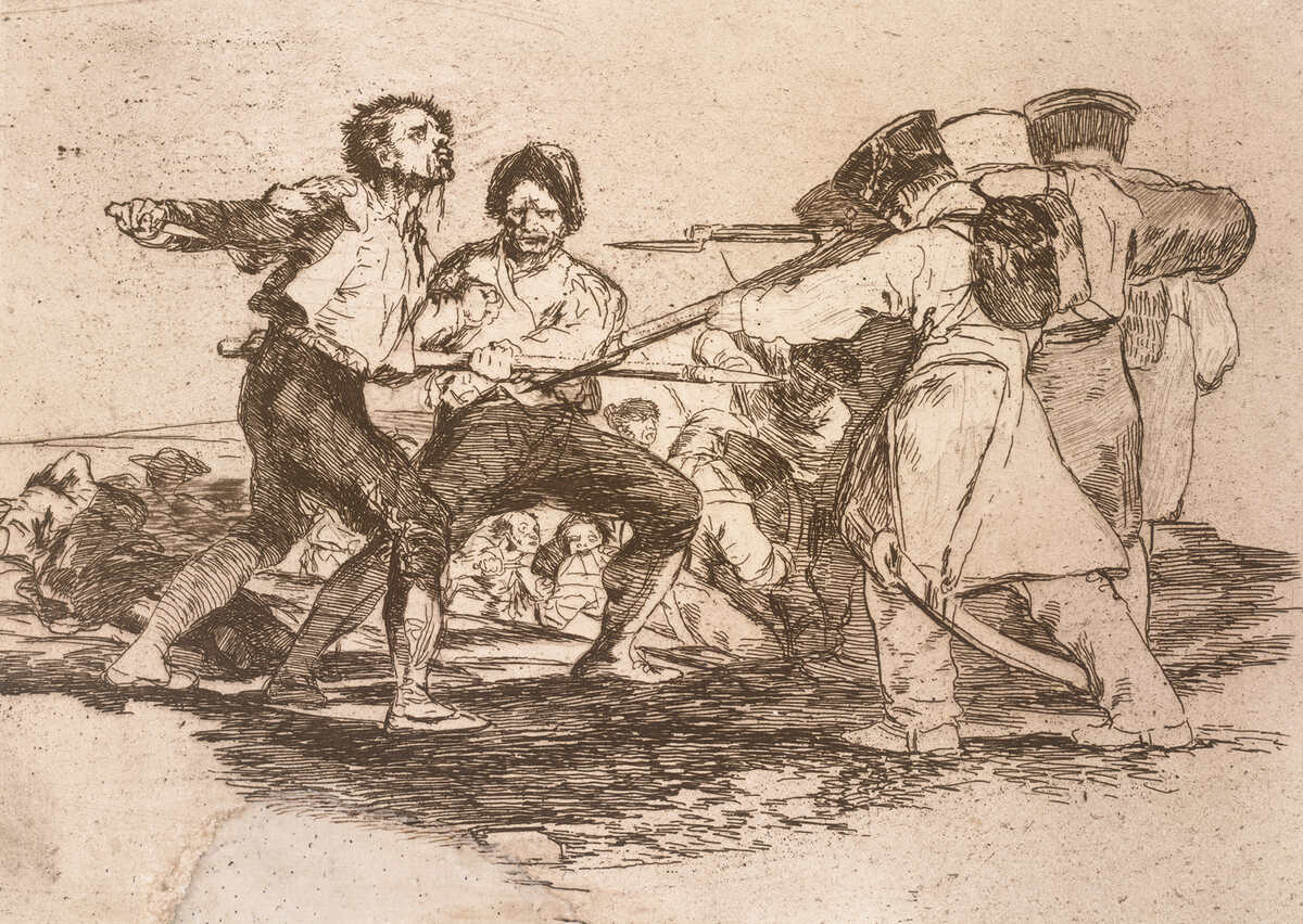 Francisco de Goya, Los Desastres de la Guerra: Con