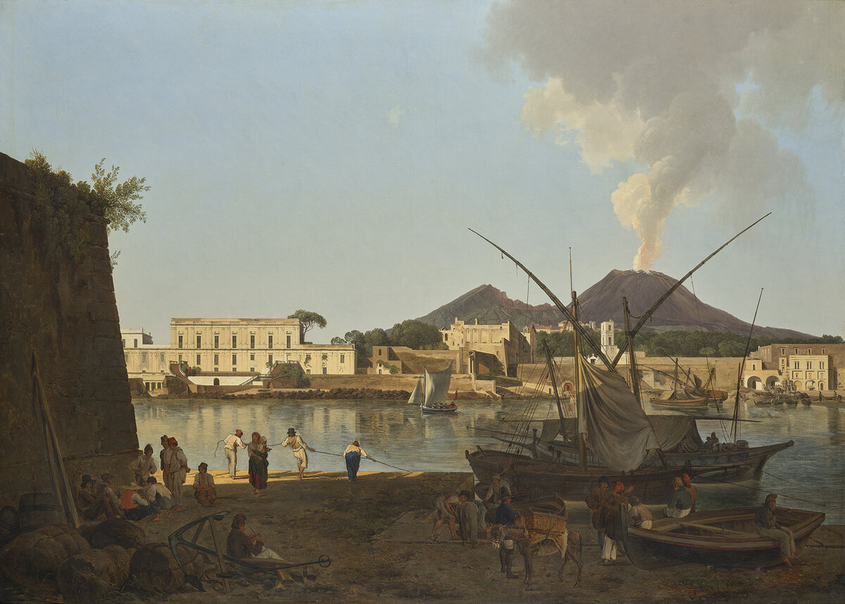  Joseph Rebell, Der Hafen Granatello bei Portici