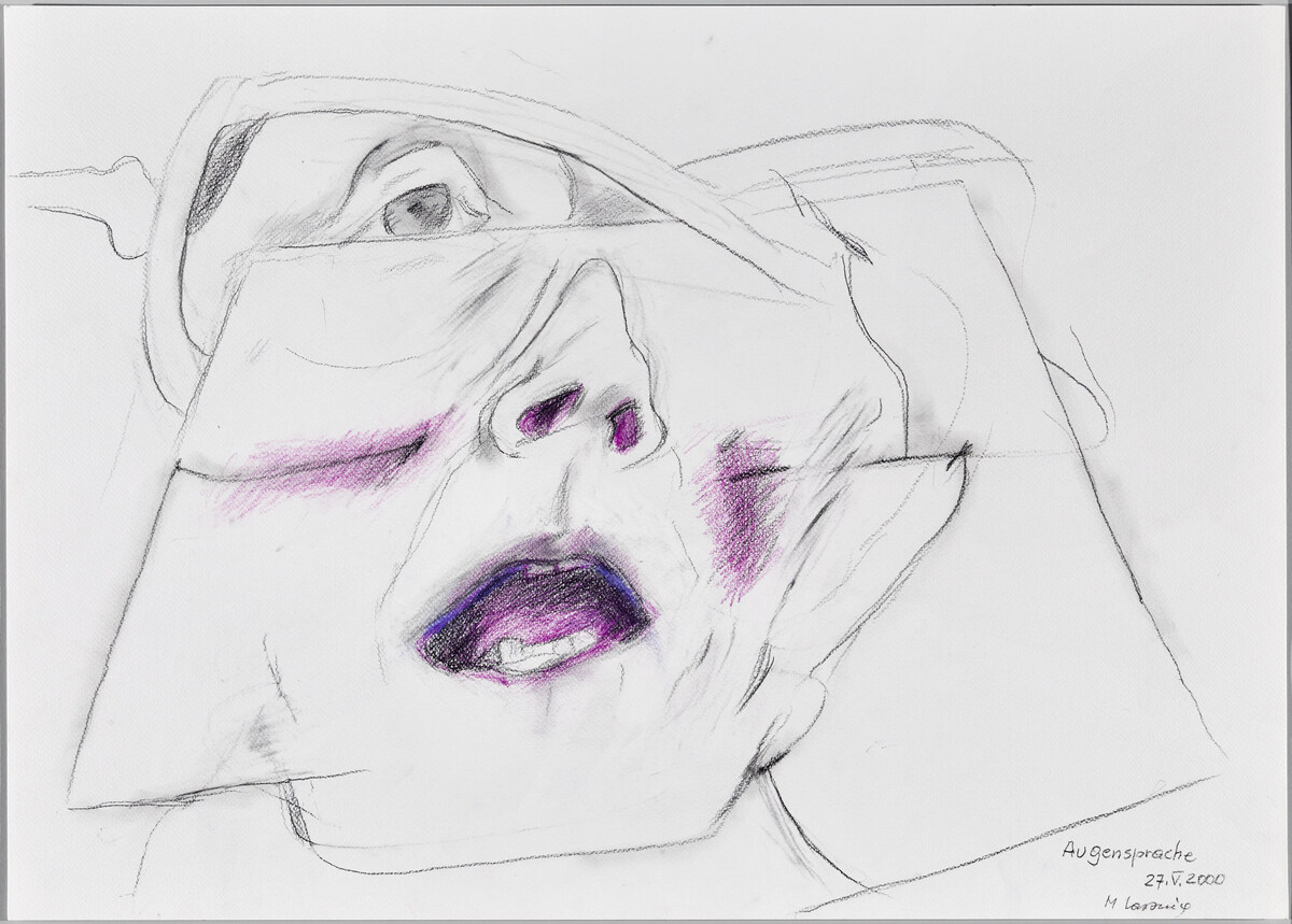Maria Lassnig, Ausgensprache (Eye Language), 27.05
