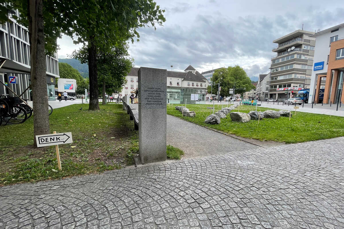 Gedenkstein für NS-Opfer © Stadt Dornbirn