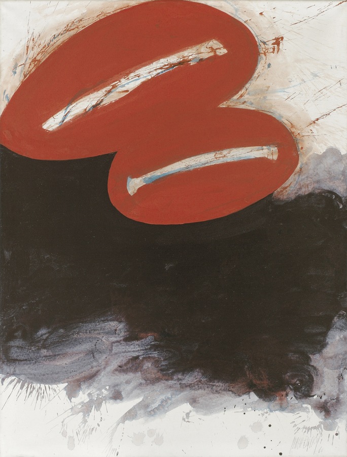 Rechberg, 1966, Acryl auf Leinwand, 130 x 99 cm ©