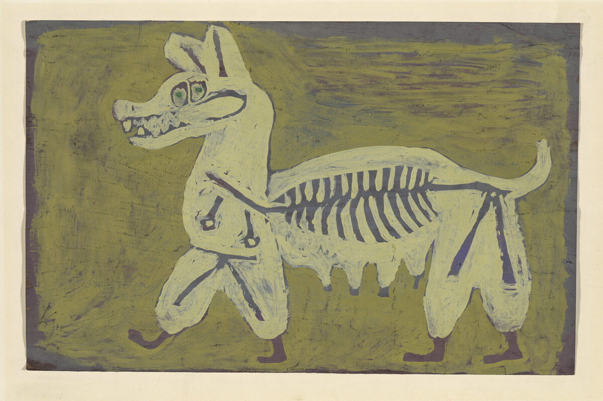 Paul Klee, Muttertier , 1937, Ölfarbe auf