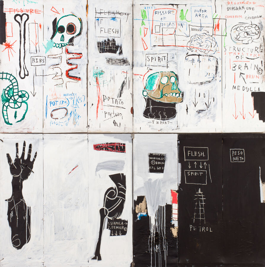 Jean-Michel Basquiat, "Flesh and Spirit", 1982/83,