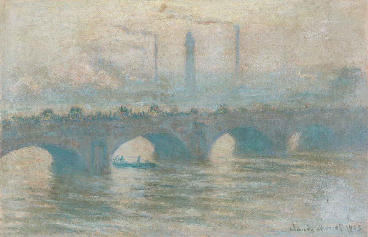 Claude Monet, "Waterloo Bridge, temps gris", 1903,