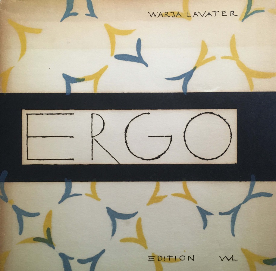 "Ergo", 1987, Gestaltung: Warja Lavater