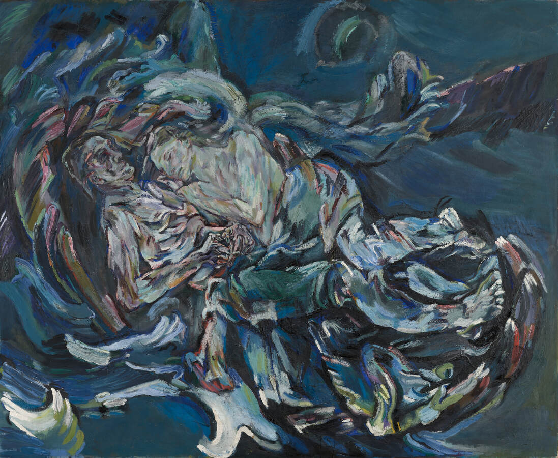 Oskar Kokoschka, "Die Windsbraut", 1913, Öl auf