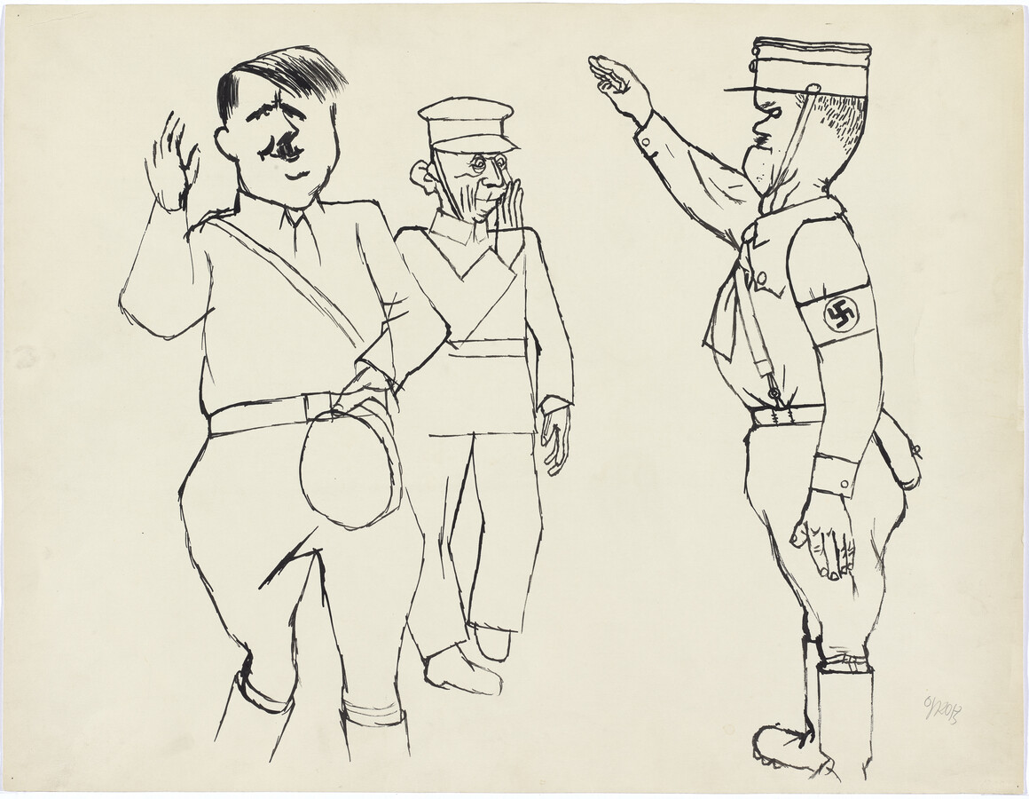 George Grosz "Heil Hitler!", 1930, Städtische