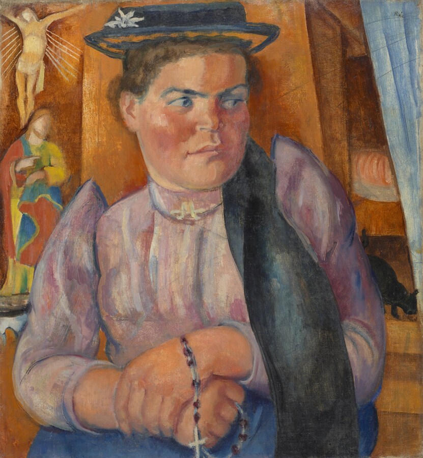 Anita Rée Tiroler Bäuerin / Tyrolean Farmer, 1921,