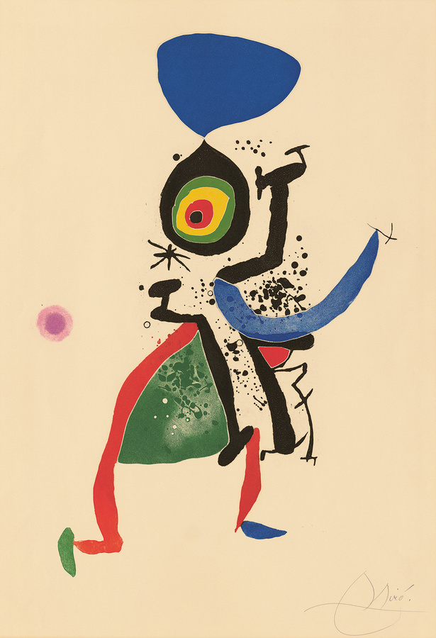 Joan Miró, Ohne Titel, 1974, Aquatinta, Radierung 