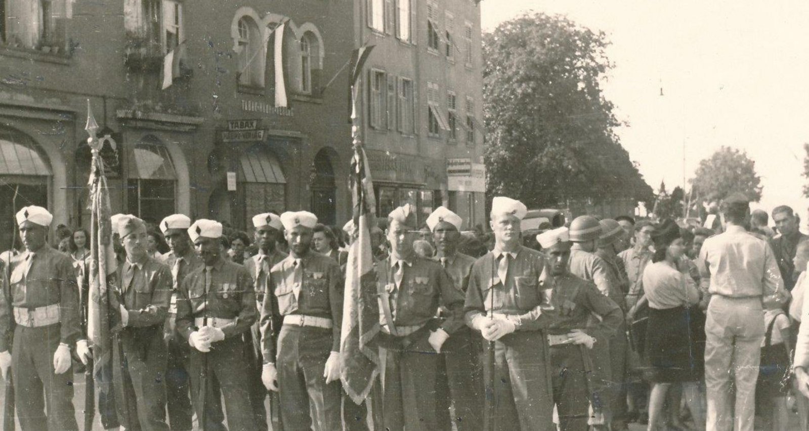  Marokkanische Soldaten 1945 in Bregenz, Foto: