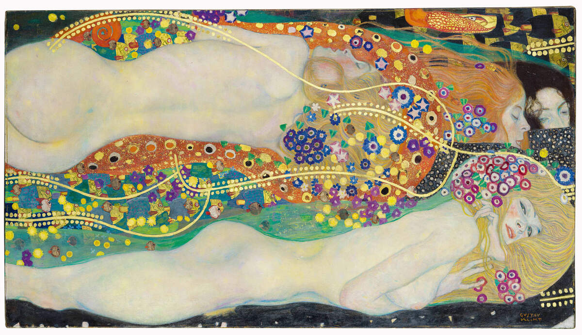  Gustav Klimt, Wasserschlangen II, 1904/1906–07, 