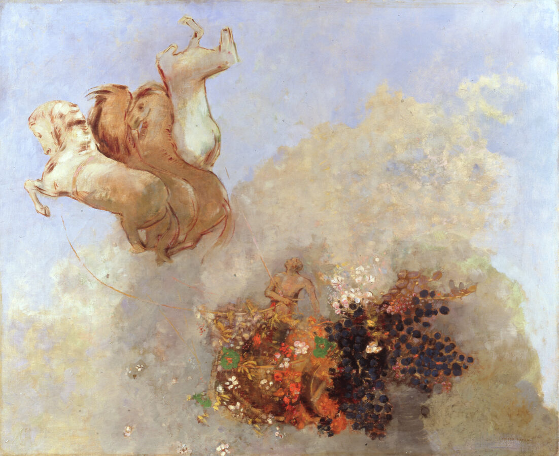 Odilon Redon (1840–1916), Quadrige (Le Char d