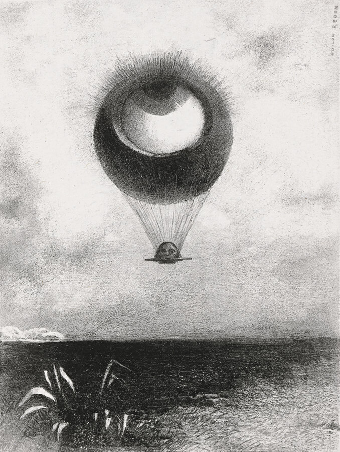 Odilon Redon (1840–1916), L’œil, comme un ballon