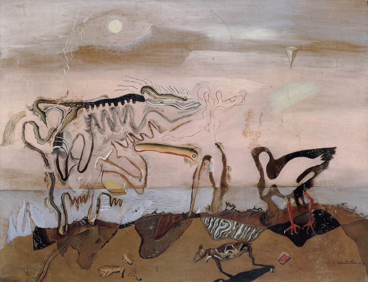 Salvador Dalí, La vache spectrale, 1928 Öl auf