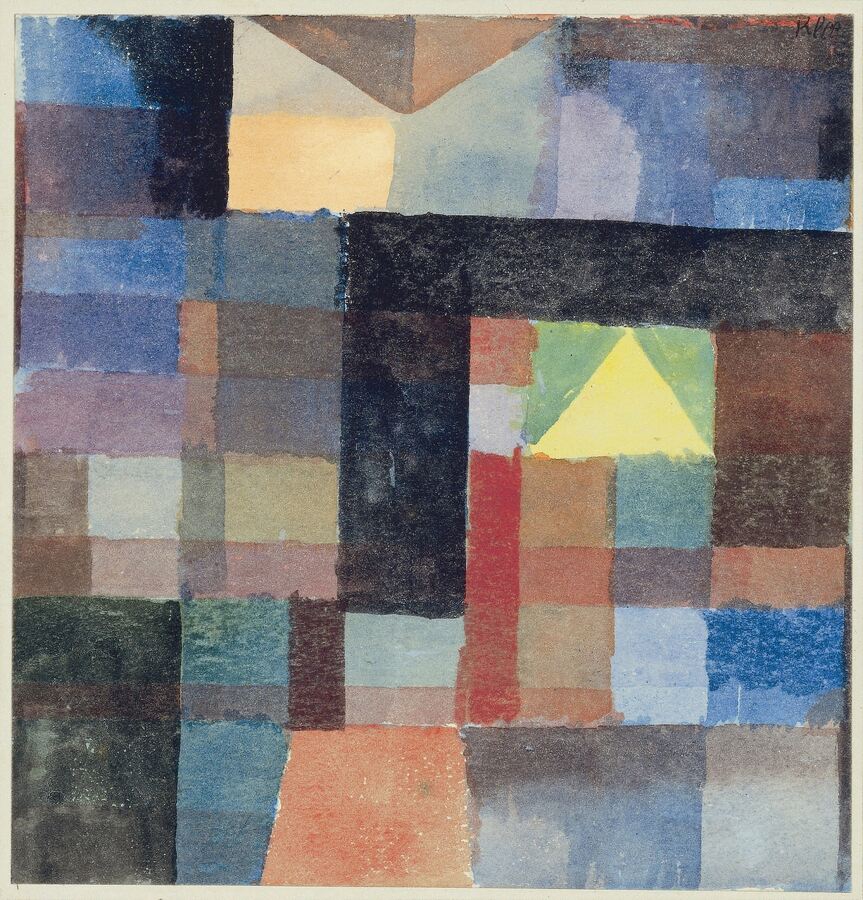 Paul Klee, 'Raumarchitektur mit der gelben