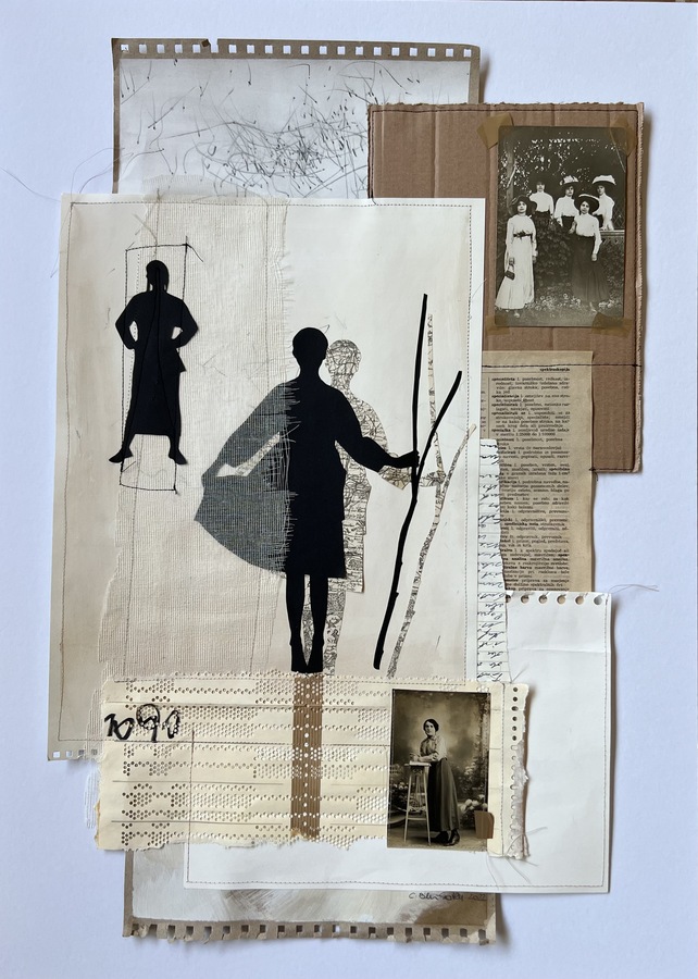 Cornelia Blum-Satler, O.T., Collage, 2023 ©