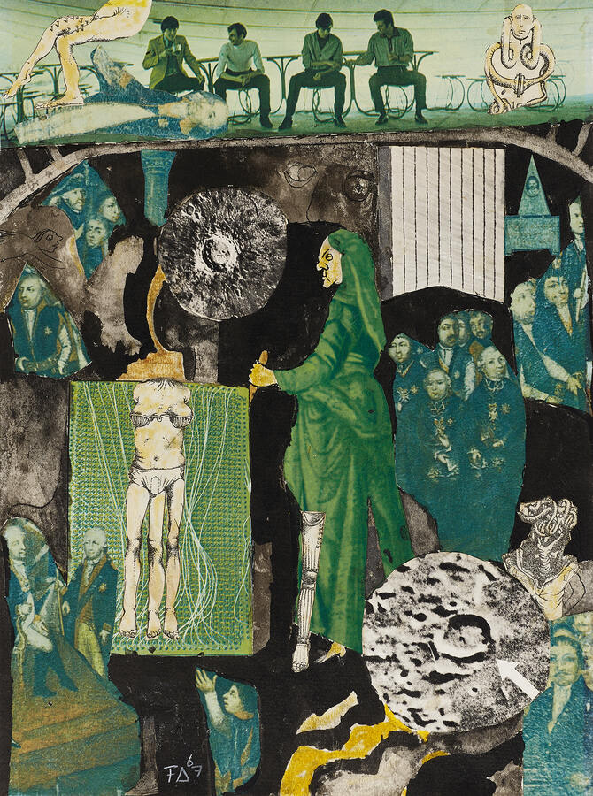 Friedrich Dürrenmatt, Collage II, 1967, Collage