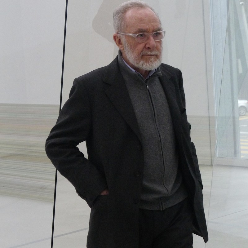 Gerhard Richter 2014 im Kunstmuseum Winterthur (Foto: Karlheinz Pichler)