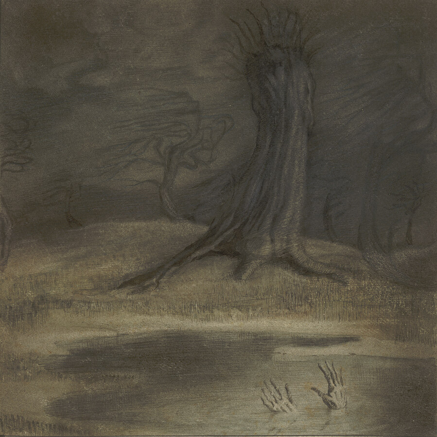 Alfred Kubin, Untergang, 1903, Tuschfeder auf Papier, Albertina, Wien © Eberhard Spangenberg, München / Bildrecht, Wien 2024