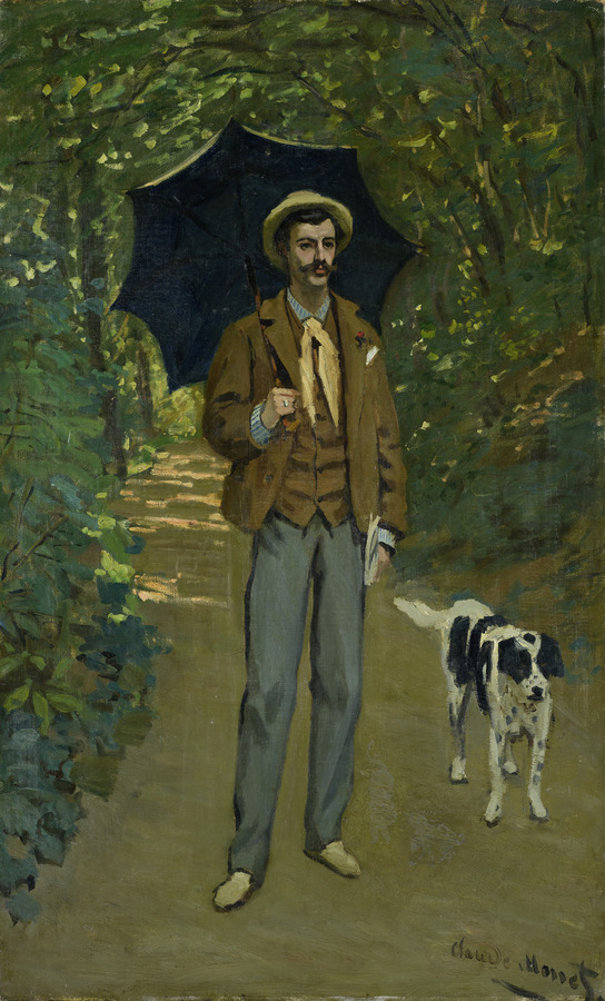 Claude Monet L’Homme à l’ombrelle, 1865/1867 Öl auf Leinwand / oil on canvas, 99 x 61 cm Kunsthaus Zürich, 1939