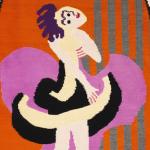 Vorschaubild ( Lise Gujer, "Tänzerin", 1933, (nach einem Entwurf von Ernst Ludwig Kirchner von 1933), Wirkerei, 169x98 cm, Privatsammlung © zVg  )