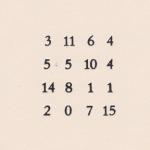 Vorschaubild (Martin Sommer, "24, 2022", Zahlencode geprägt auf Hahnemühle Papier © Bildrecht, Wien 2024)