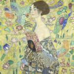  Gustav Klimt, Dame mit Fächer, 1917-18  Leihgabe