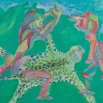 Maria Lassnig: Wilde Tiere sind gefährdet, 1980 